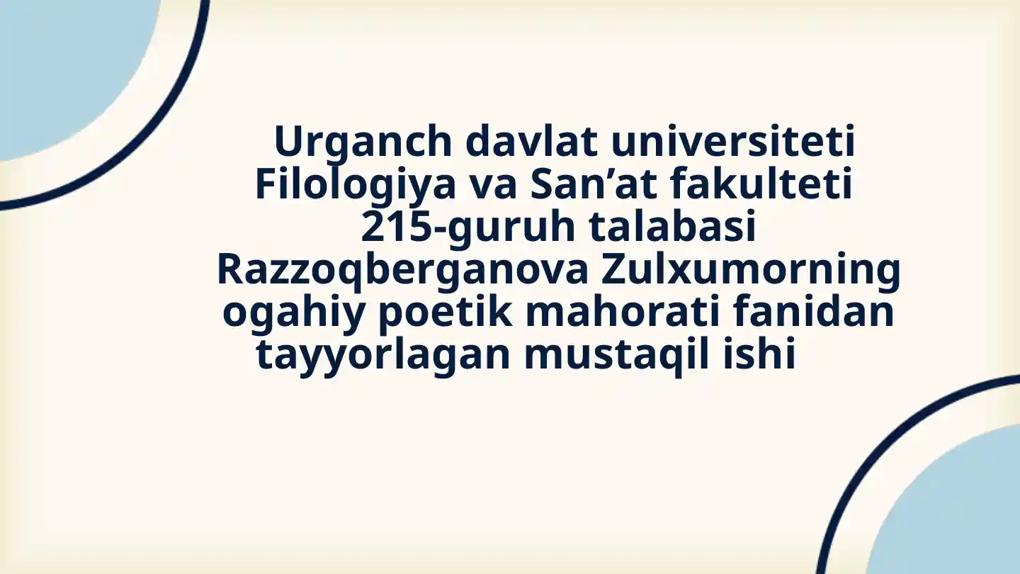 Ogahiyga bag’ishlangan “Atoqli shoir,tarixnavis,tarjimon” maqolalar to’plami