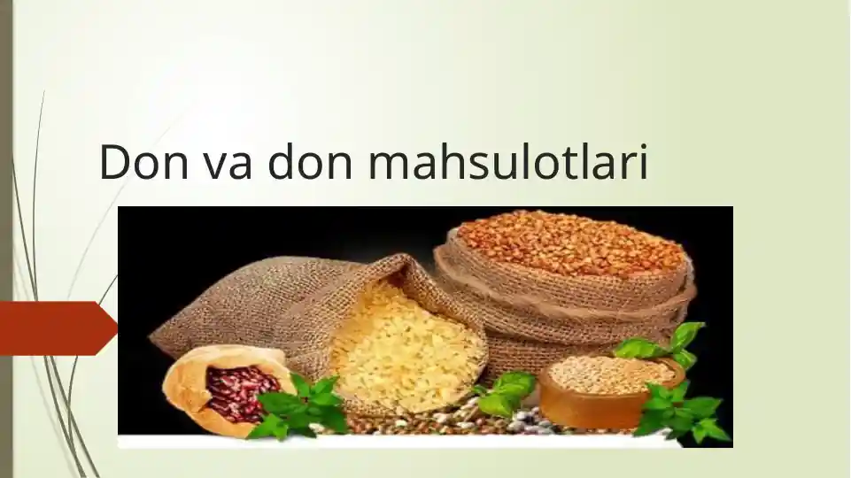 Don va don mahsulotlari