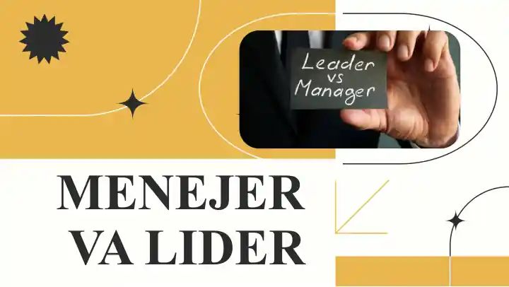 MENEJERVA LIDERMENEJERVA LIDER