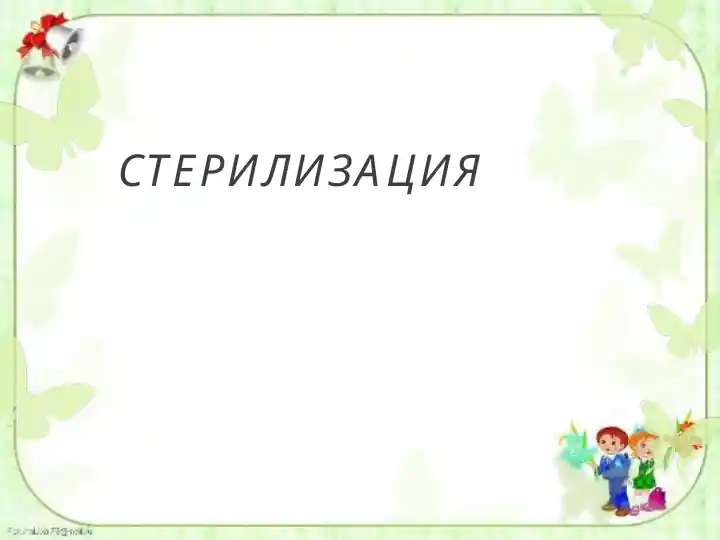 Стерилизация