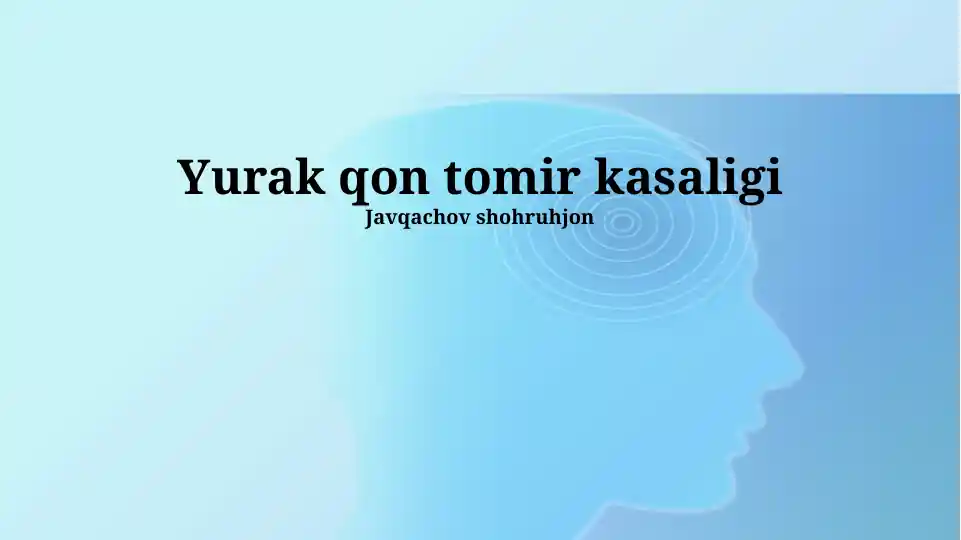 Yurak qon tomir kasalligi