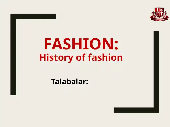 Fashion