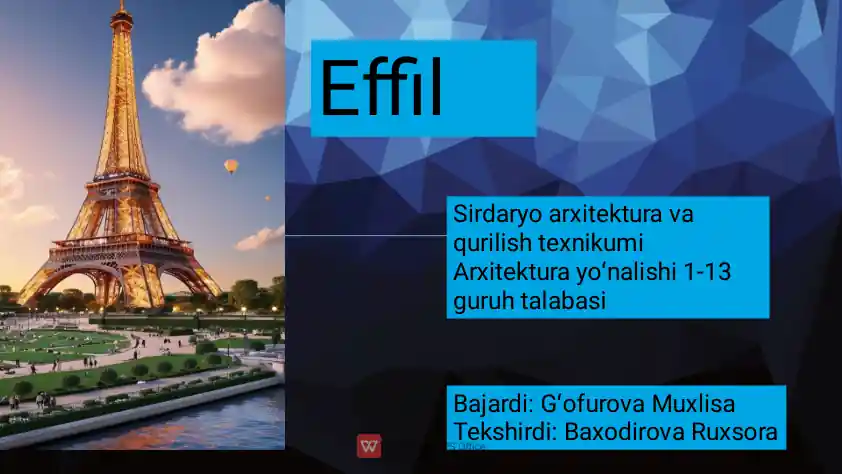 Effil minorasi (Tour Eiffel)