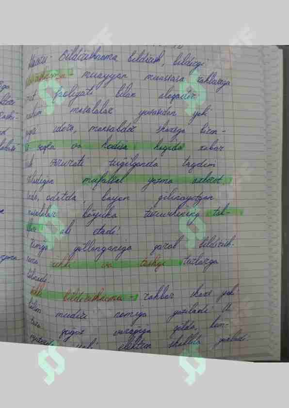 Davlat tilida ish yuritish, hujjatlar va bildirishnoma haqida maʼlumot va uning zaruriy qismlari haqida maʼlumotlar