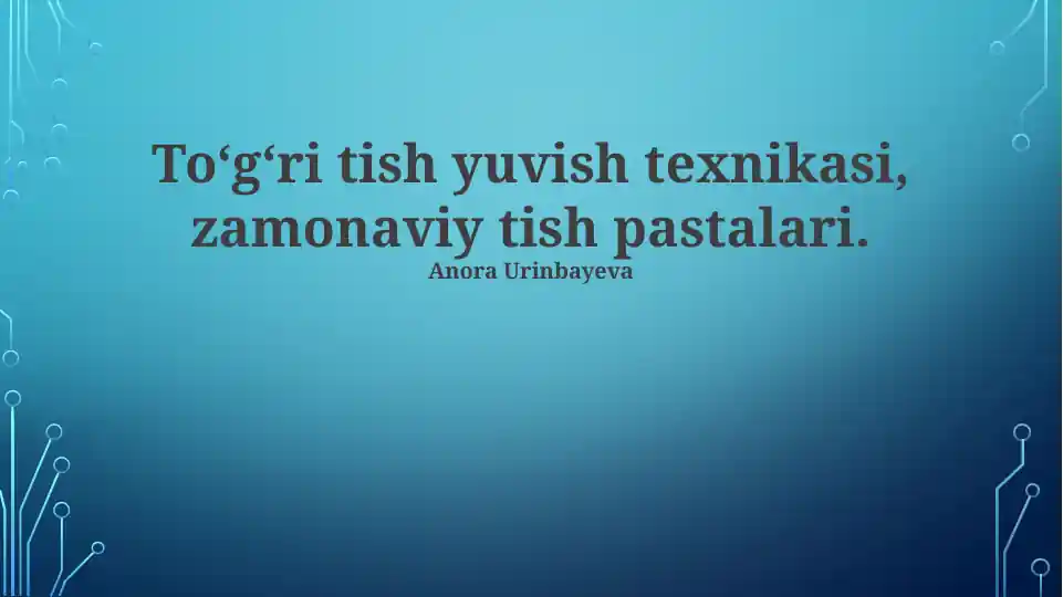 Bolalar uchun tish pastalari