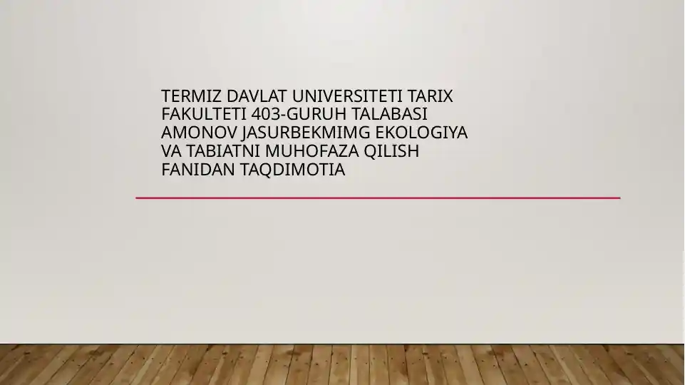 O’zbekiston respublikasining qizil kitobi