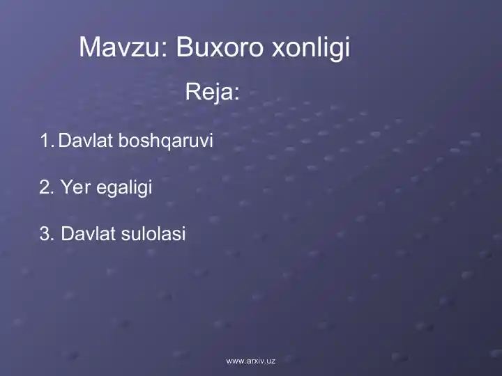 Buxoro xonligi