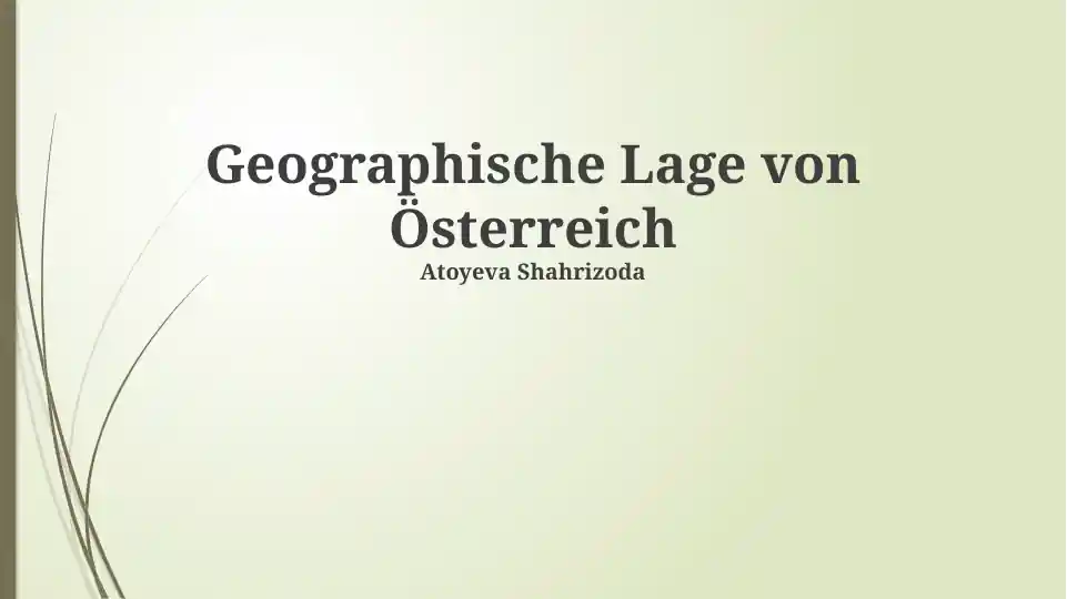Geographische Lage von Österreich
