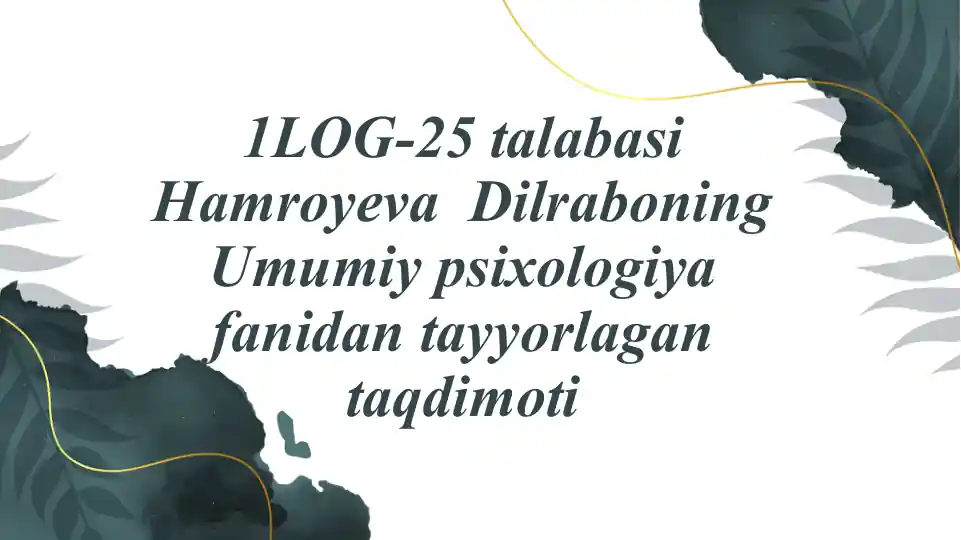 Psixologolarning diqqat va sezgilar haqida qarashlari