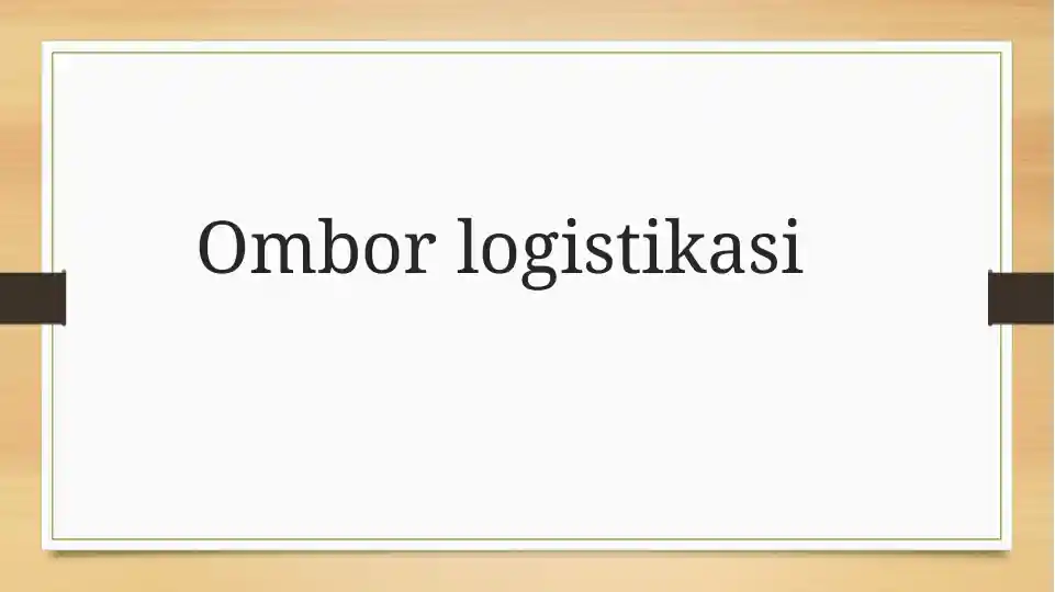 Ombor logistikasi