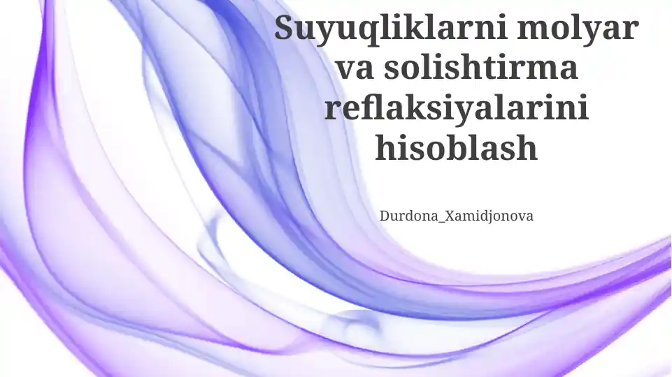 Sindirish Ko'rsatkichi Asoslari