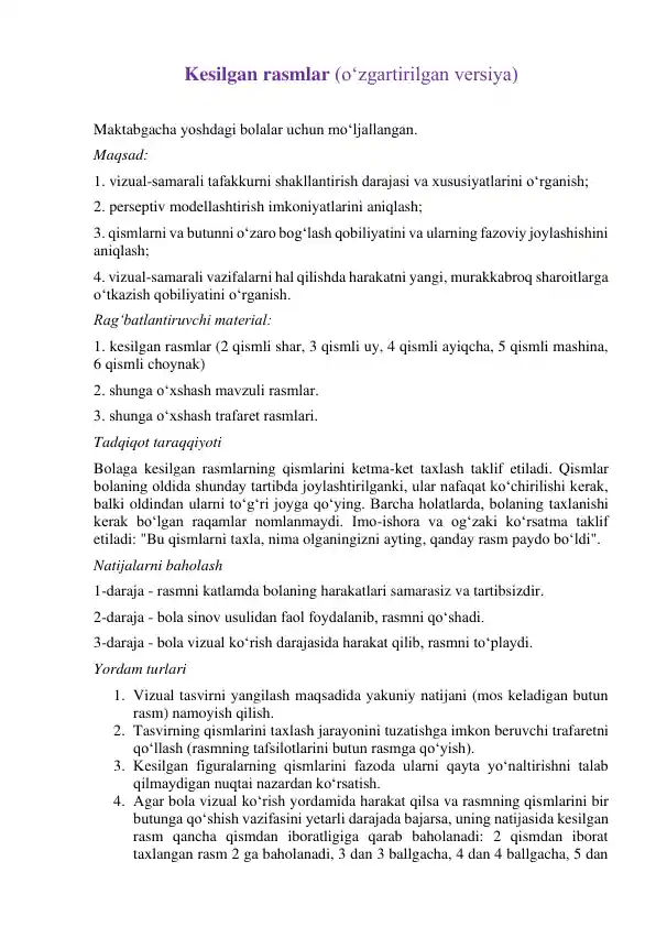 Kesilgan rasmlar (o‘zgartirilgan versiya)