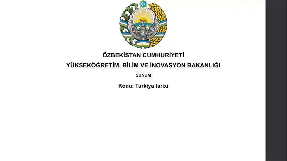 Türkiye Tarihine Giriş