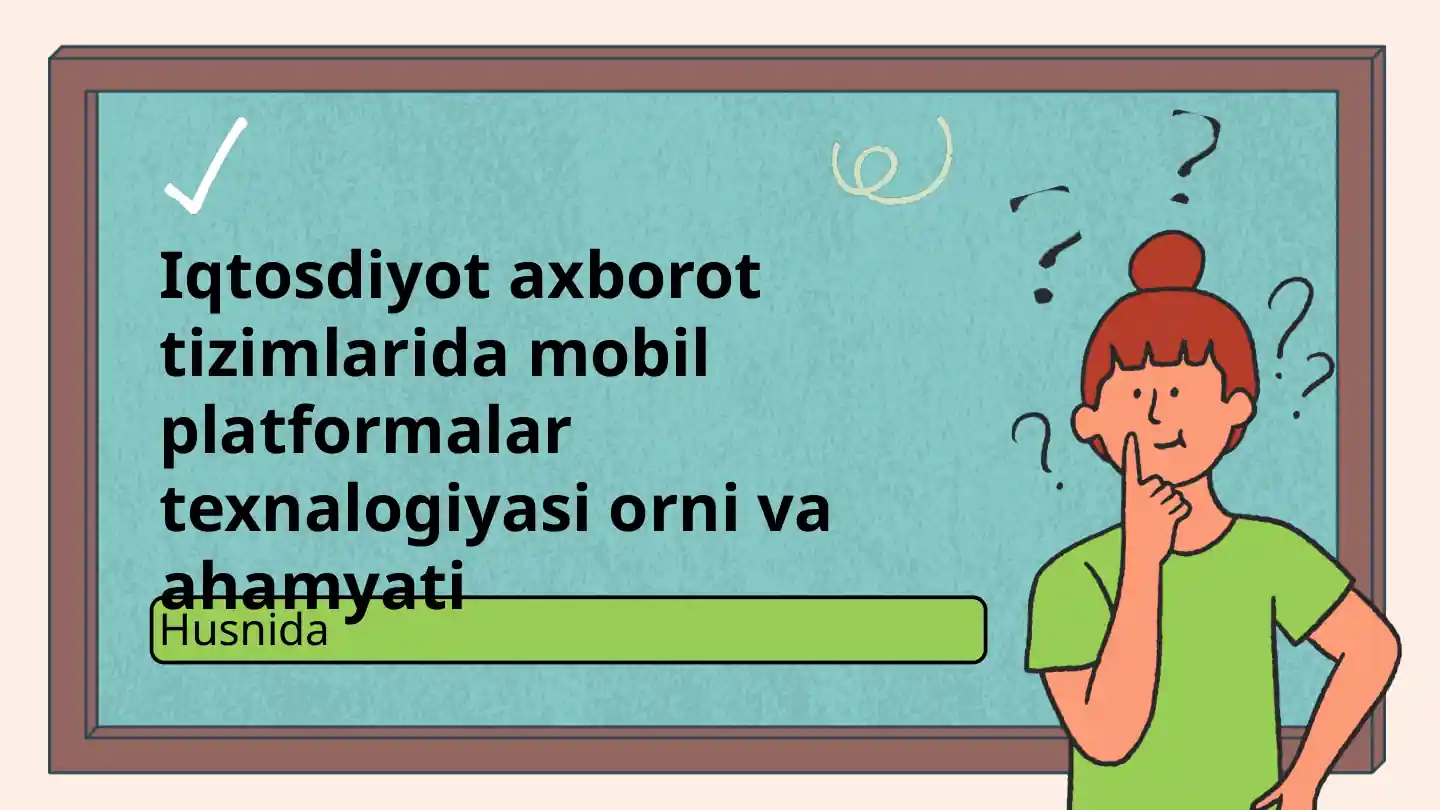 Mobil platformalar va innovatsiyalar