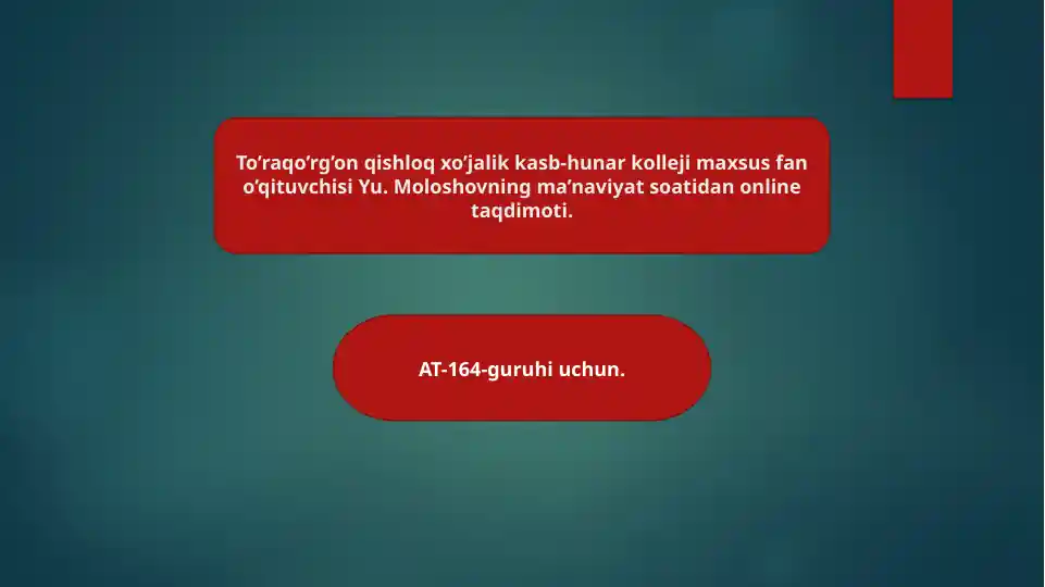 Otalar so’zi-aqlning ko’zi
