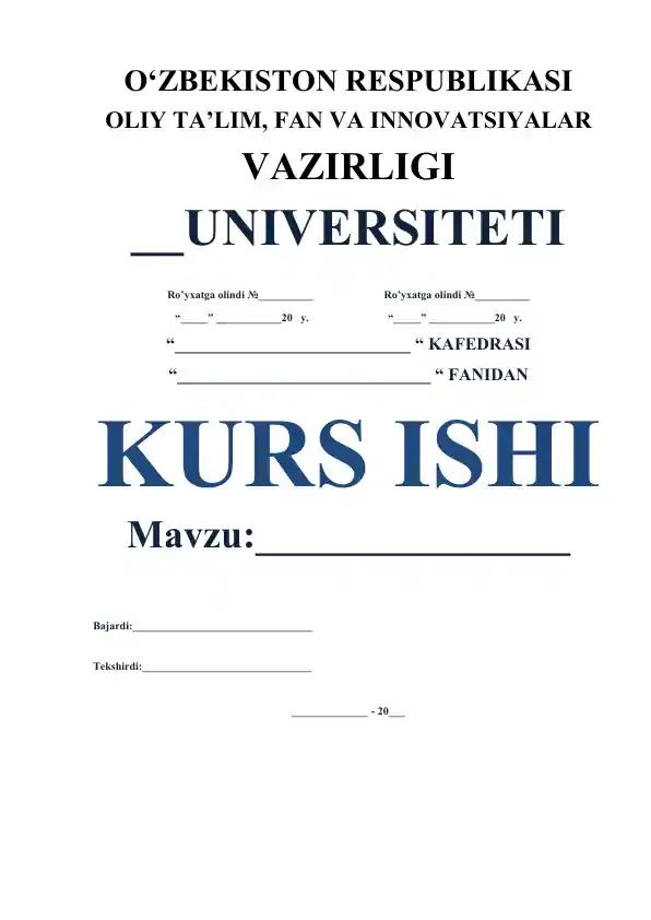 Tohir Malik asarlarida emotsional gaplar (Kurs ishi)