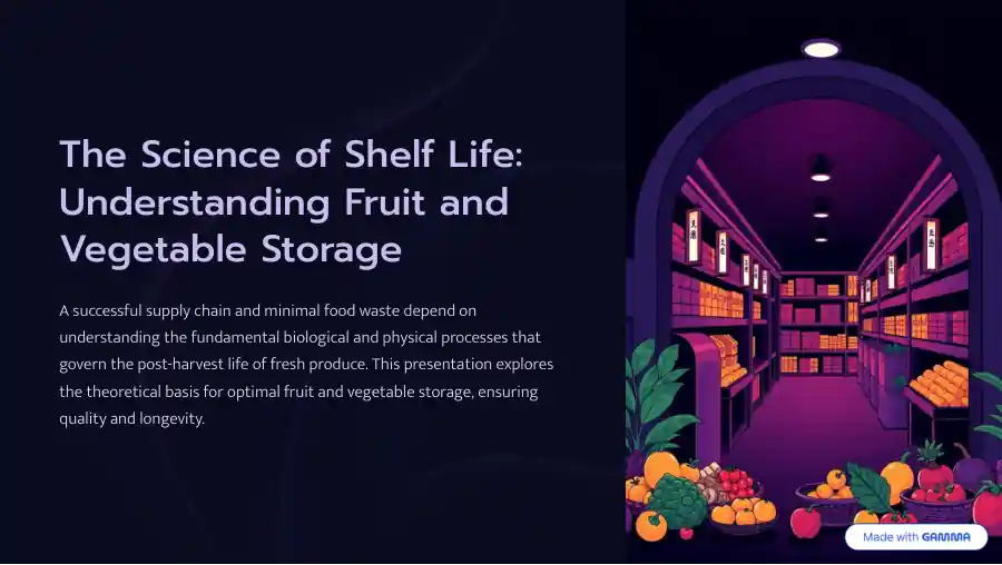 The Science of Shelf Life: Understanding Fruit and Vegetable Storage