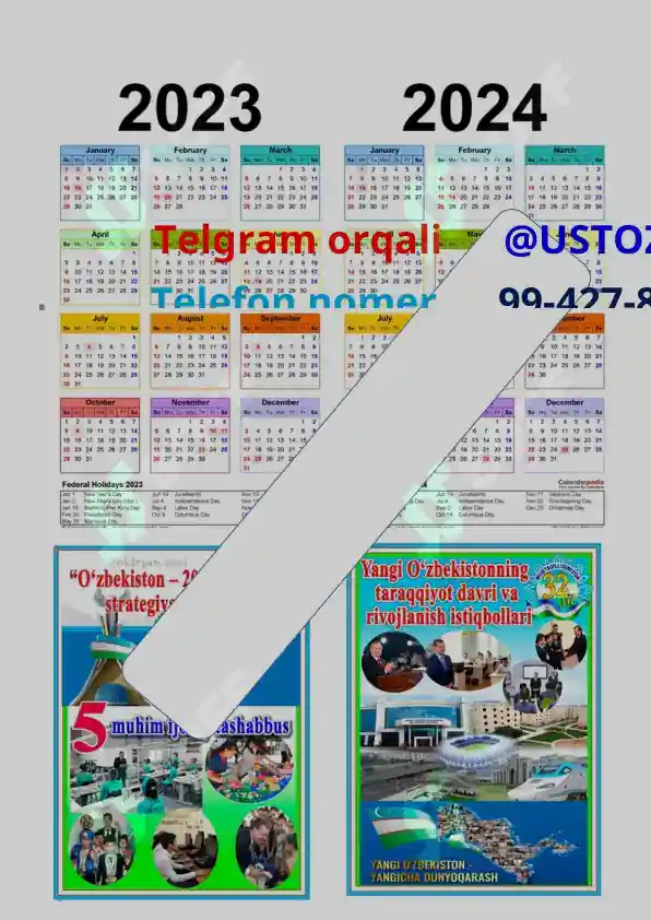 Sinf rahbarlik daftari 2023-2024 o‘quv yili hujjatlar jamlanmasi