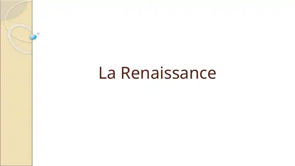 La Renaissance