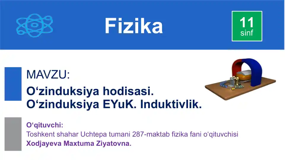 O‘zinduksiya hodisasi