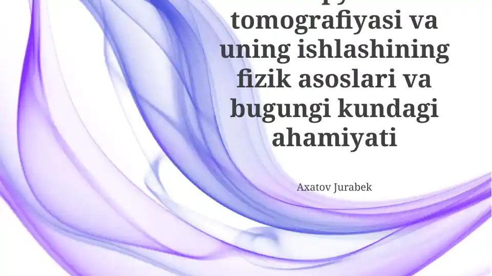 Kompyuter Tomografiyasi