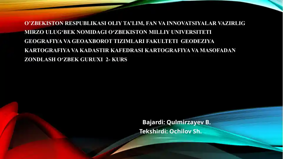 Germaniyada kadastir Tizimi haqida