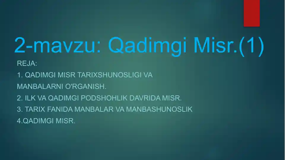 Qadimgi Misr davlati qudrati asosini oddiy dehqon va hunarmandlar mehnati tashkil qilganligini isbotlang