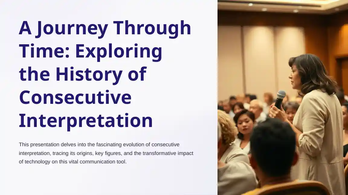 A Journey Through Time: Exploring the History of Consecutive Interpretation