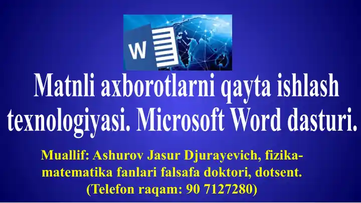 Microsoft Word dasturi