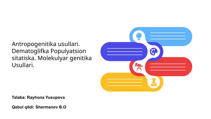 Antropogenitika usullari