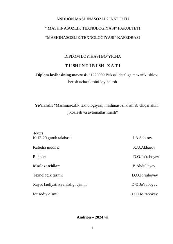 Diplom ishi