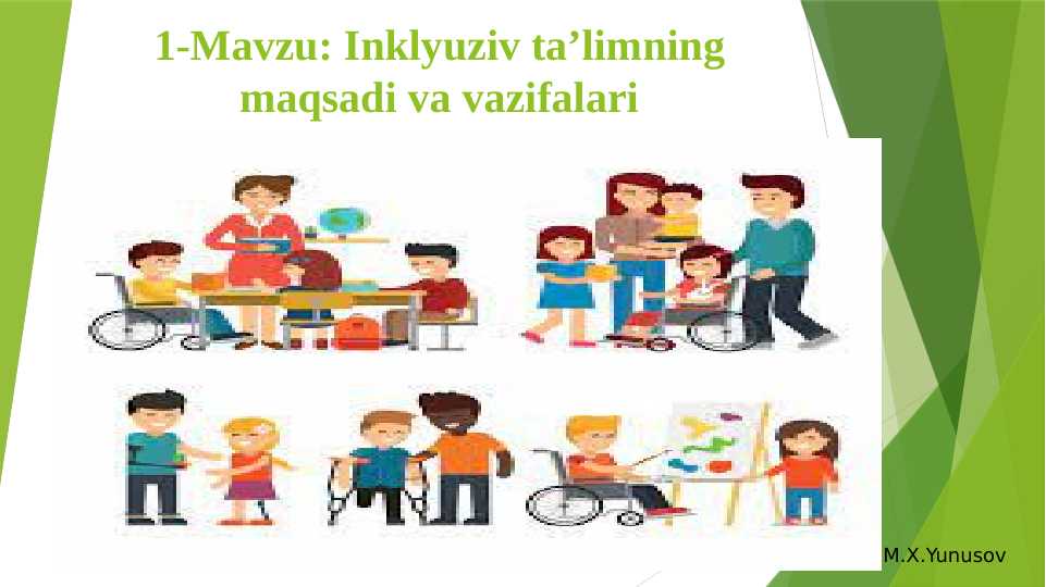 Inklyuziv ta’limning maqsadi va vazifalari