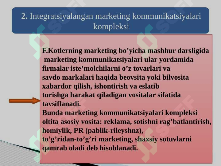 MARKETING KOMMUNIKATSIYASINING NAZARIY ASOSLARI