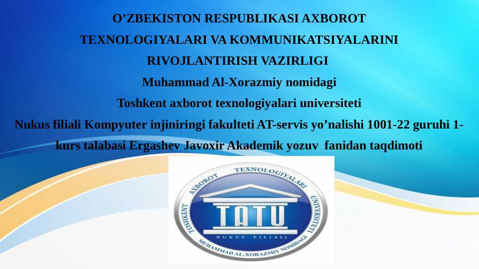 Referat matni ,uning tuzilishi va ifoda materialining xususiyatlari