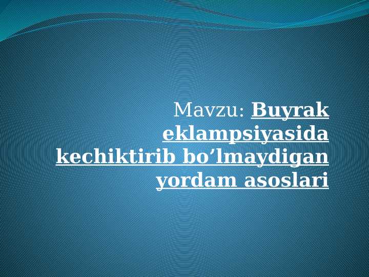 Buyrak eklampsiyasi ppt