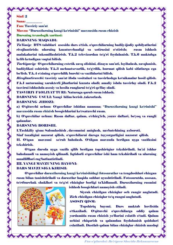 DARS ISHLANMA_2-SINF_7-mavzu