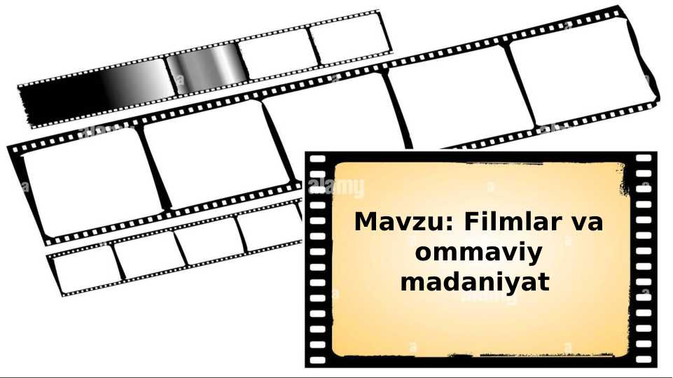 Filmlar va ommaviy madaniyat