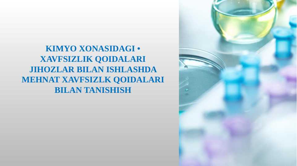7-Sinf 3-mavzu: Xavfsizlik qoidalari