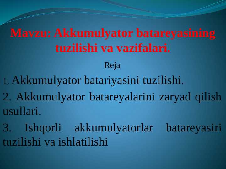 Akkumulyator batareyasi