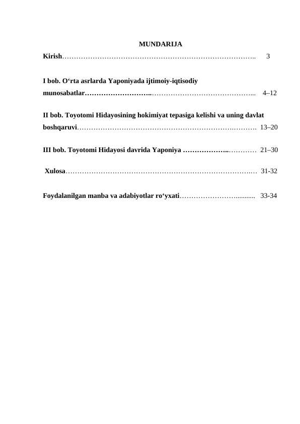 Yaponiya Hidayosi hukmronligi davrida