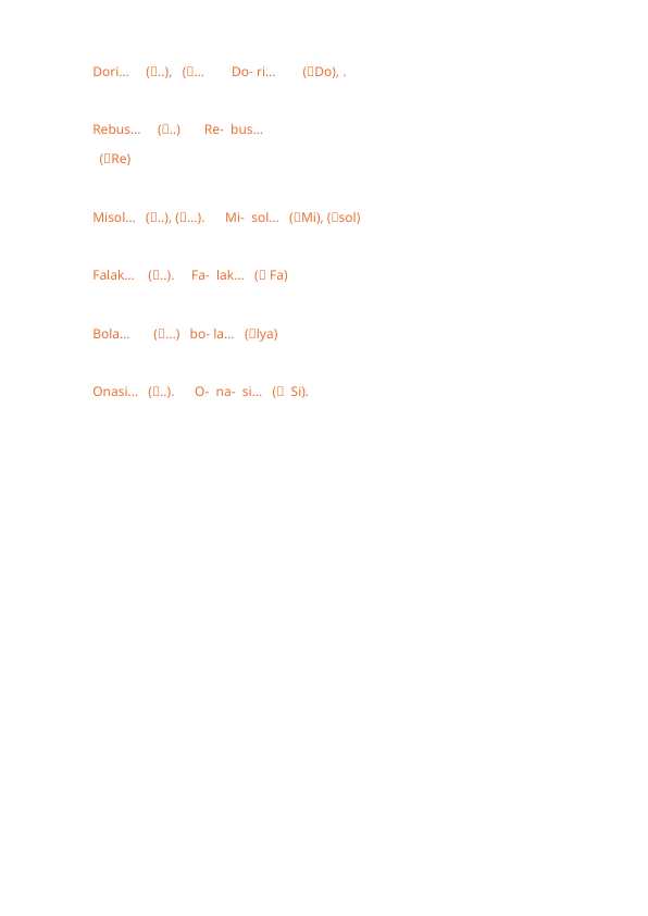 1-sinf uchun musiqa tovushlarini esda qoldiruvchi qiziqarli metod