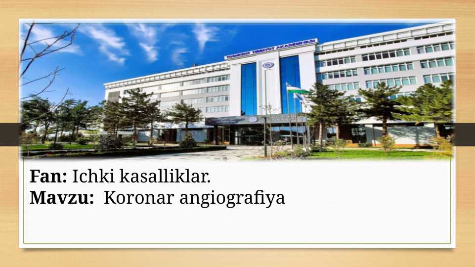 Koronar angiografiya