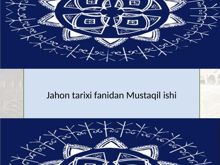 Angliyaning ijtimoiy-iqtisodiyhayoti