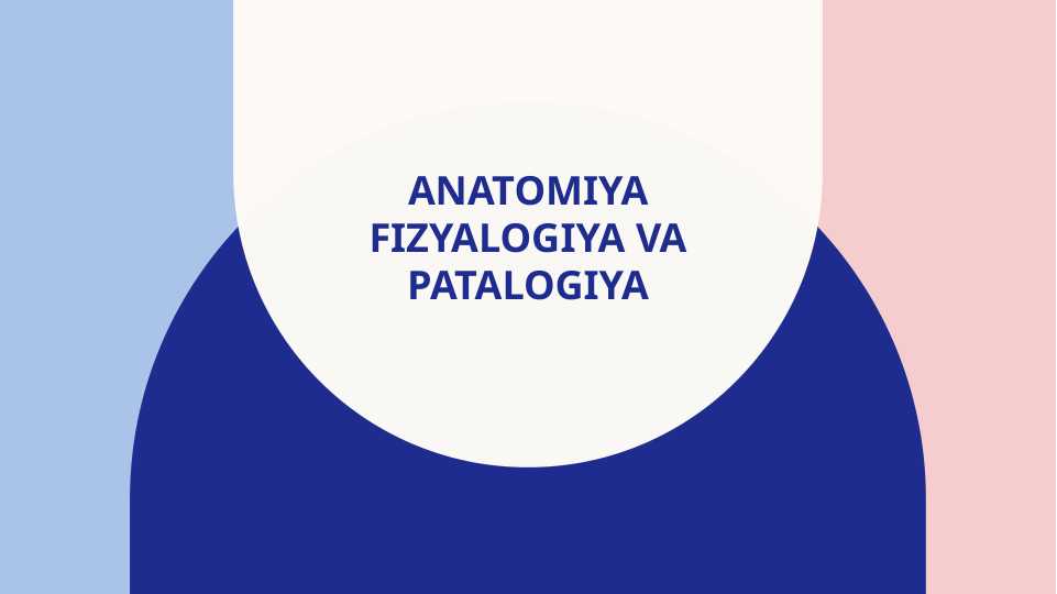 Anatomiya fizyalogiya va patalogiya
