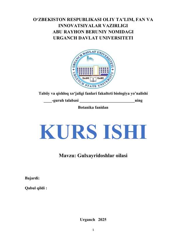 Gulxayridoshlar oilasi