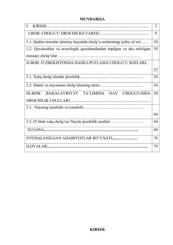 BAKALAVRIYAT TALABALARINI NAY CHOLG‘USIDA IJROCHILIK MALAKALARINI RIVOJLANTIRISH METODIKASI