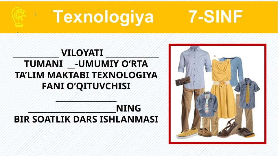7_sinf_texnologiya Ziravorlar. Ziravorlarning inson organizmi uchun foydali xususiyatlari dars ishlanma