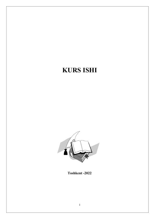 Kurs ishi Mahmud Koshg‘ariyning turkiy dialektlari haqidagi qarashlari