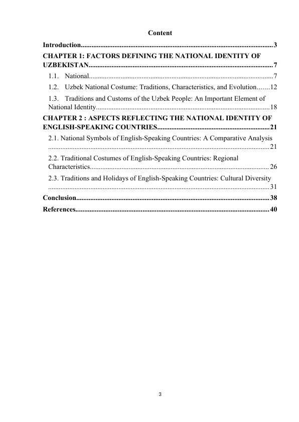 National identities of uzbekistan and englishspeaking conturiesNational symbols costumes traditional