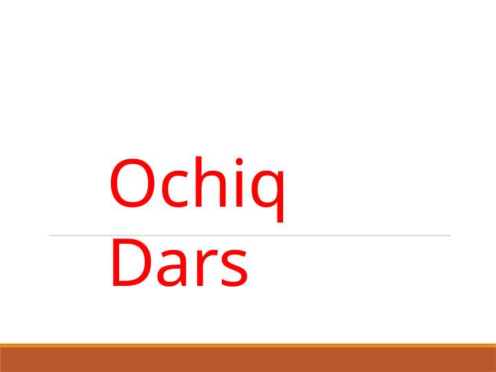 45 MINUT DARS ISHLANMA MATEMATIKA
